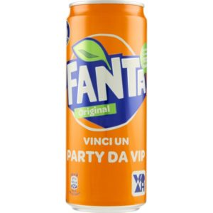 Lattina aranciata Fanta 33cl